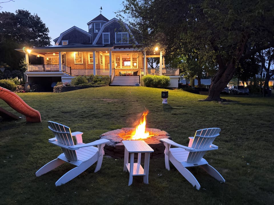 Outdoor Fire Pit for Guest Use 
