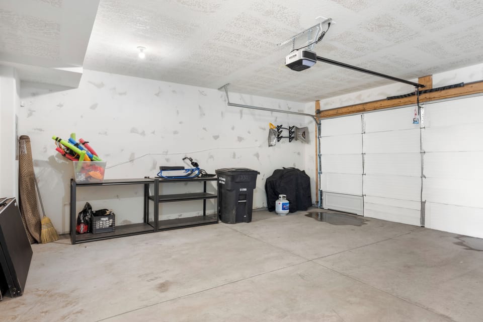Two Car Garage w/BBQ Grill