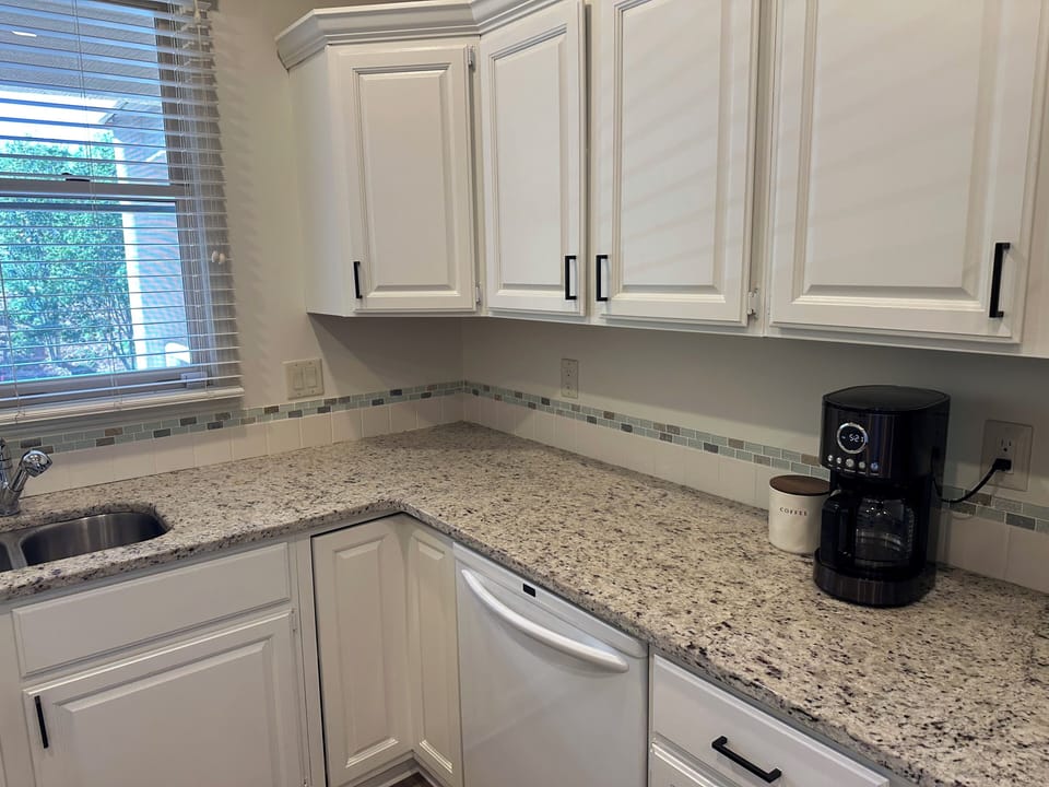 Kitchen with coffee and coffee maker