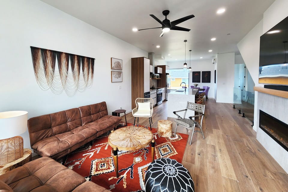 Sooth your soul in this comfy living space.