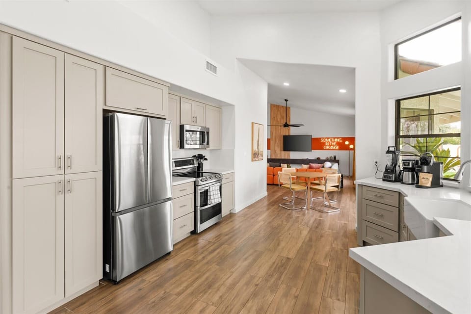 This kitchen features high-end appliances, ample storage, and everything you need for a seamless culinary experience.