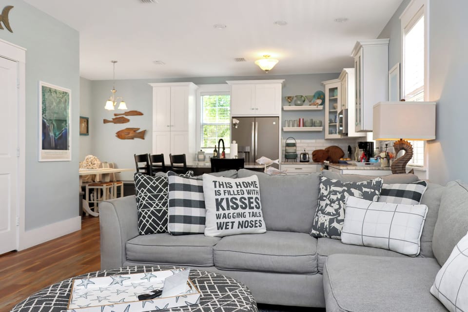 Living Room, Kitchen and Dining