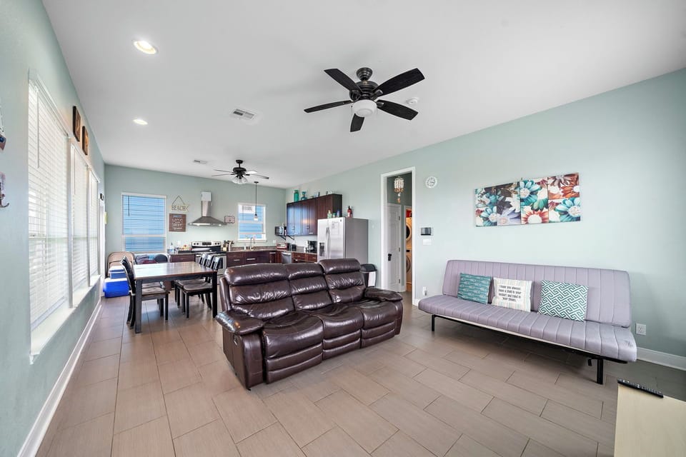 Open Concept Living Room, Kitchen, & Dining Area
