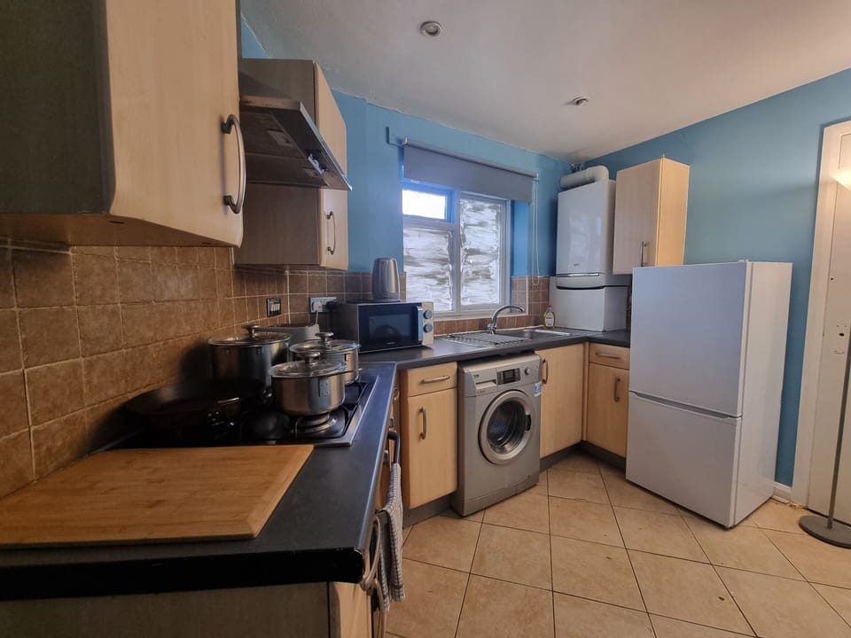 This photo represent kitchen of the flat 