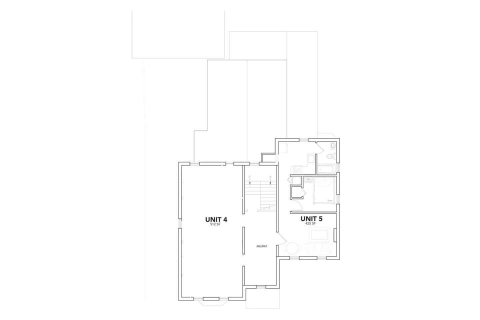 Floor plan of this 4 room apartment