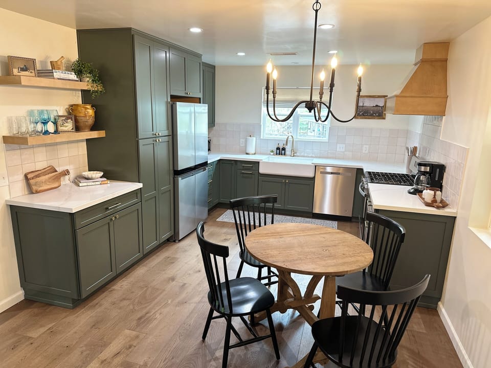 Kitchen and dining area