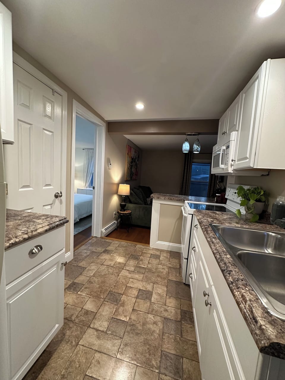 Kitchen area.