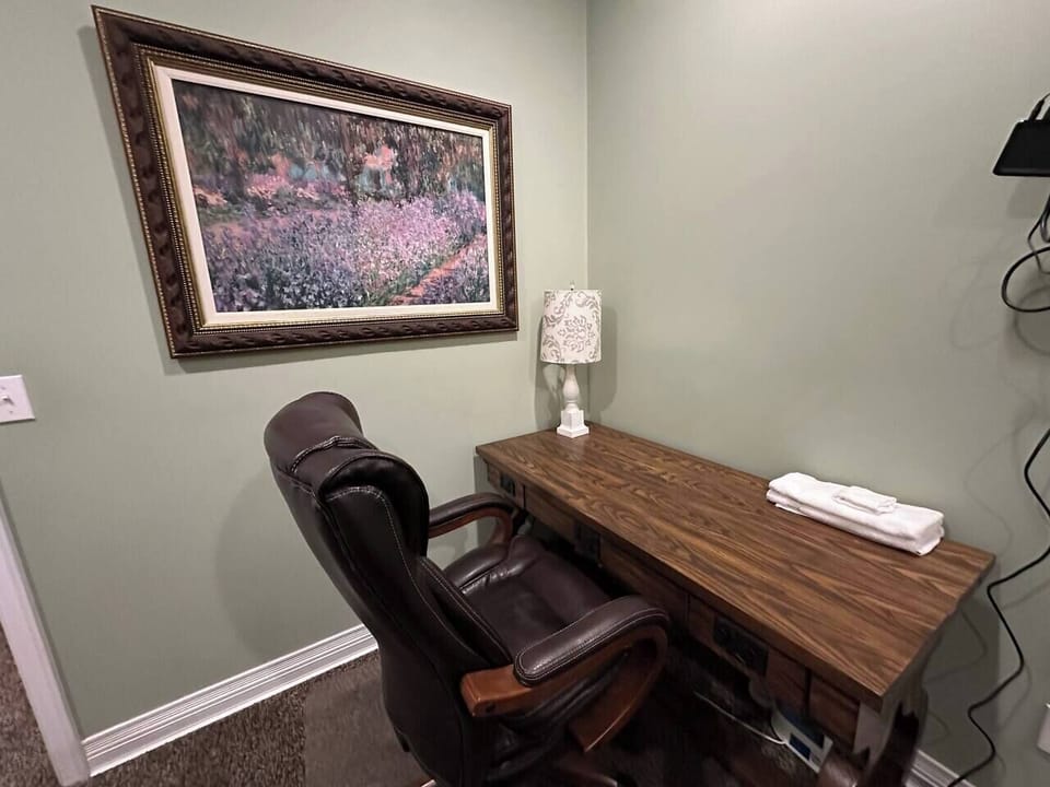 Queen Bedroom Workspace