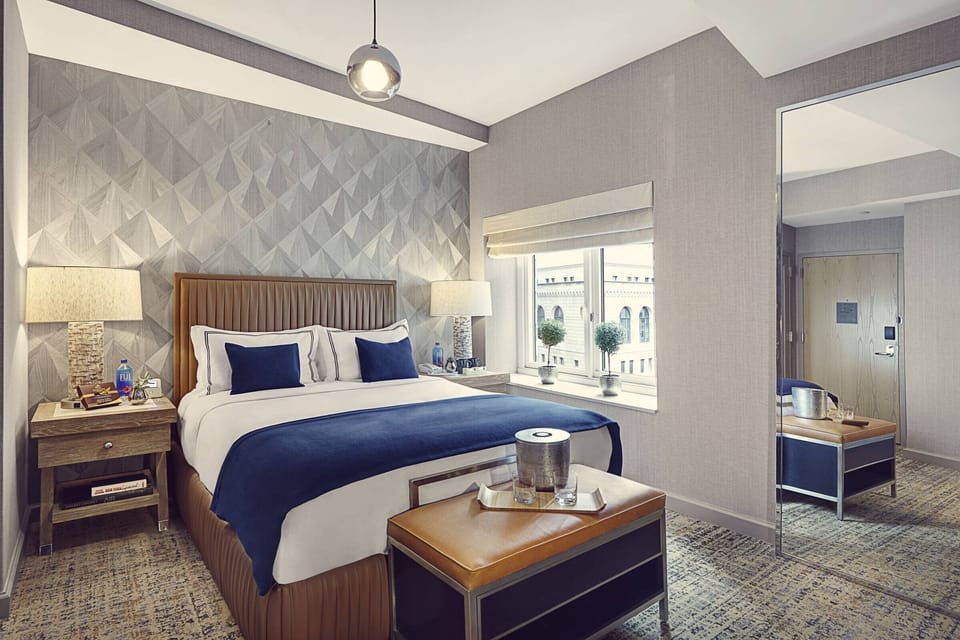 Bedroom. Interior and views may vary based on location and availability.