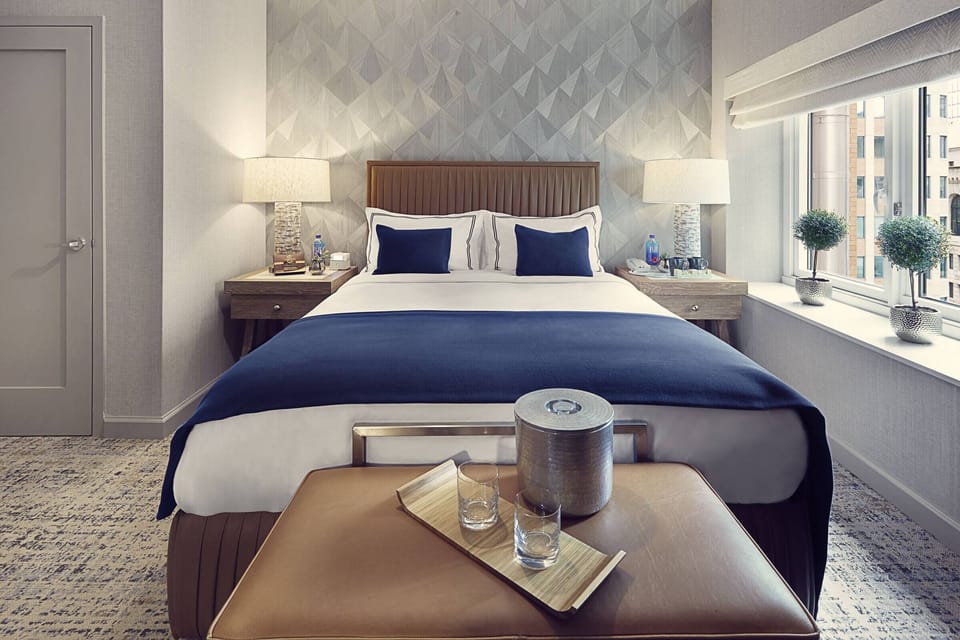 Bedroom. Interior and views may vary based on location and availability.