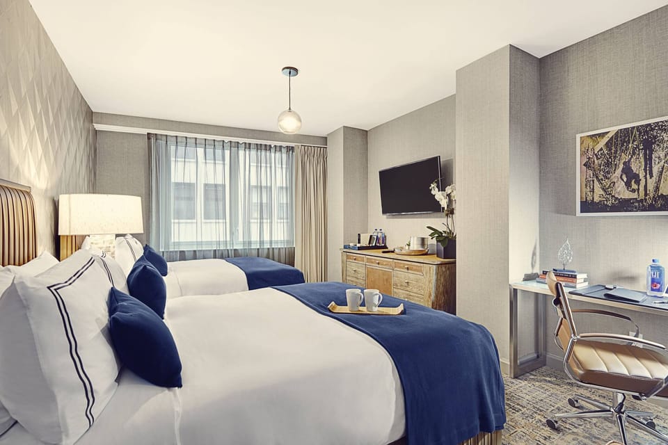 Bedroom. Interior and views may vary based on location and availability.