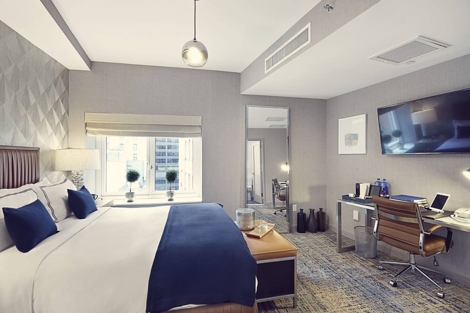 Bedroom. Interior and views may vary based on location and availability.