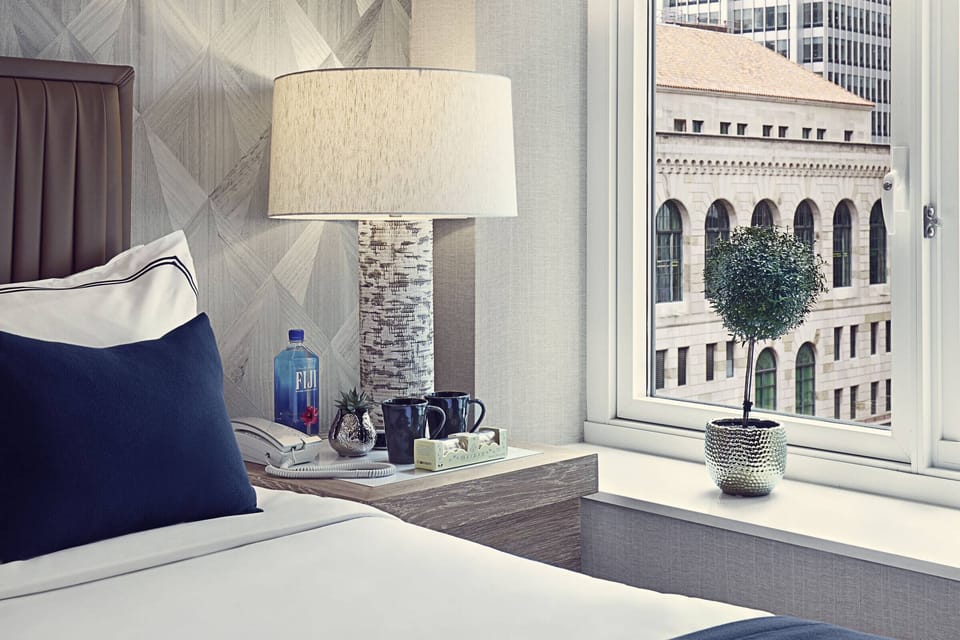 Bedroom. Interior and views may vary based on location and availability.
