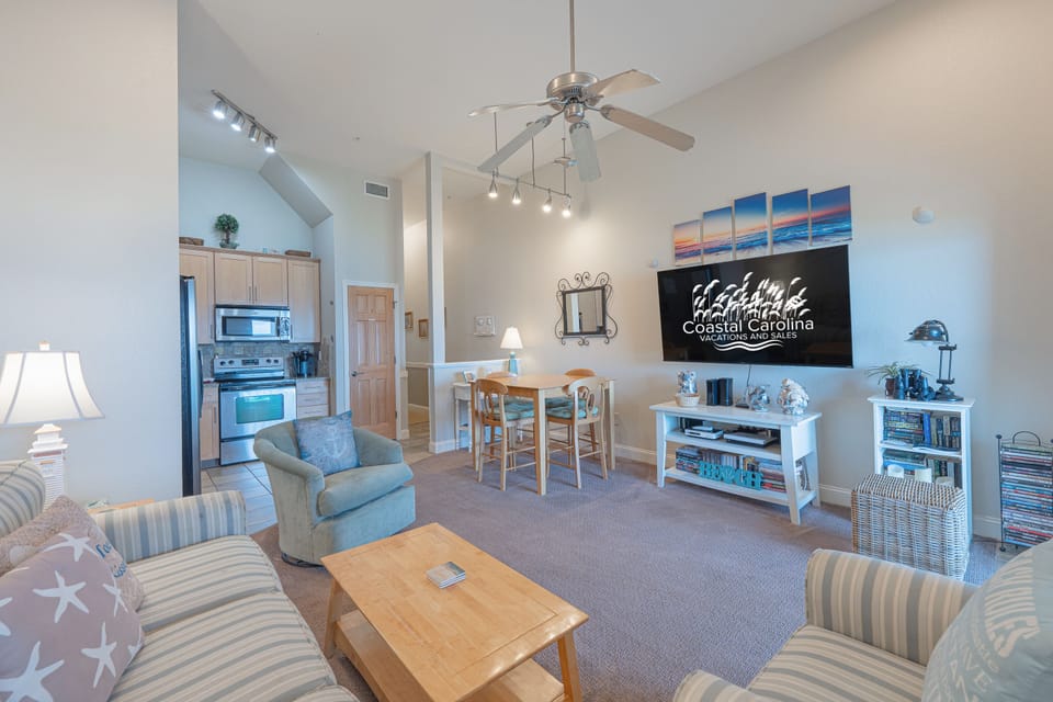 FF308: Keys to Serenity | Living Area with Ocean Views!