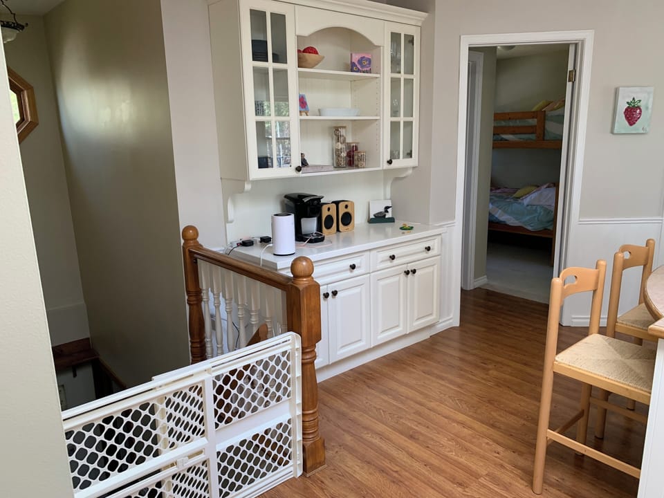 Baby gate, high chair, playpen