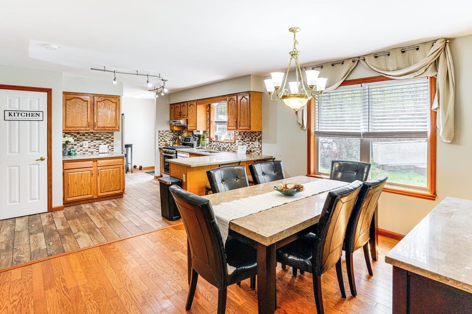 Property Interior | 2-Story Home | Free WiFi | Central A/C & Heating