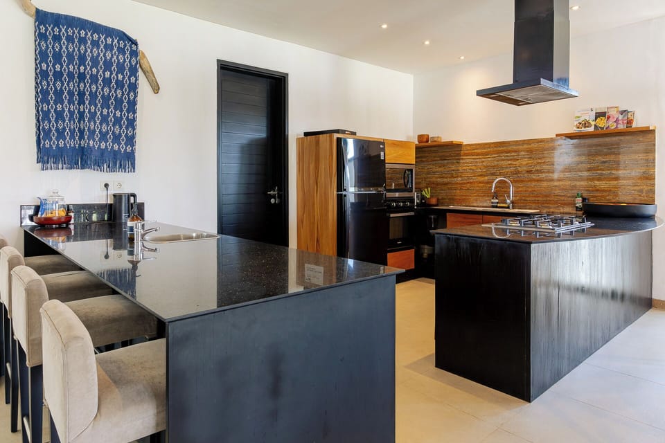 Grocery system for food and beverages, meaning guests only pay cost of groceries
