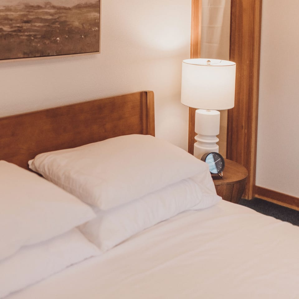 Bed Detail at The Harrison Inn Studio