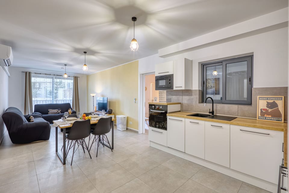 Kitchen and Living Room