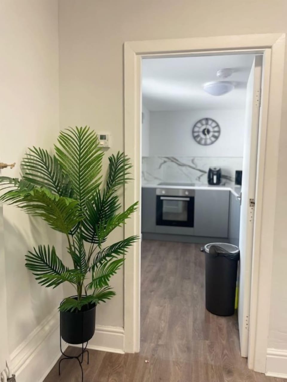 Hall leading to kitchen 