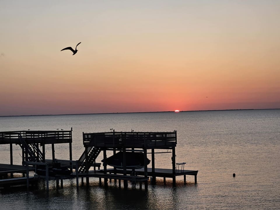 Sunset Water Views from Patio