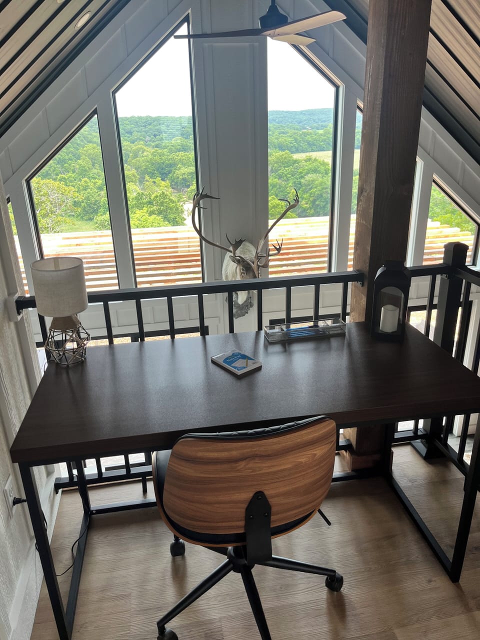 work desk upstairs