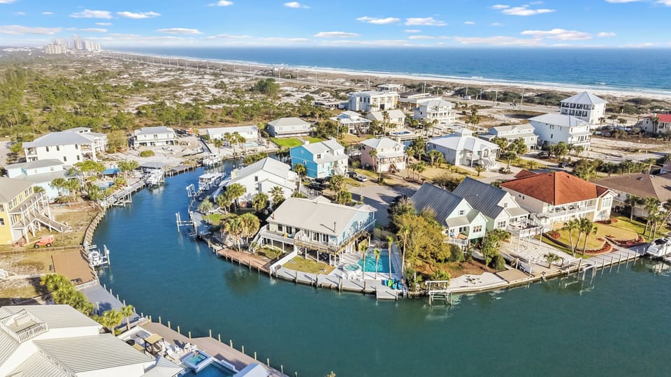 Located on Ol' River with a short walk to the private beach.