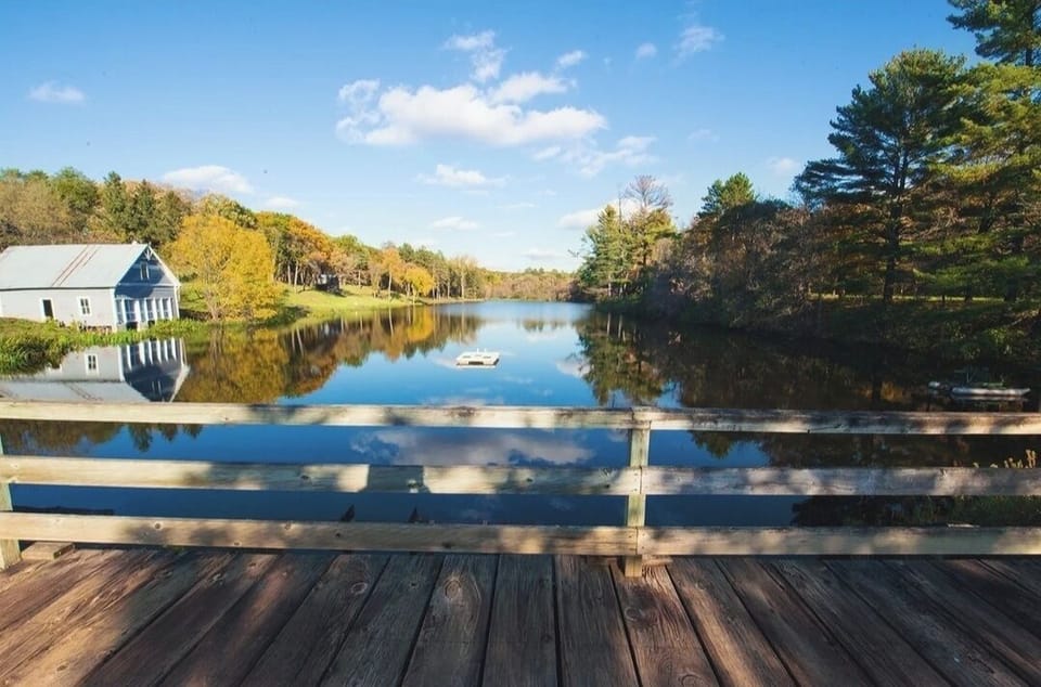 Bridge View of Big Rock Lake