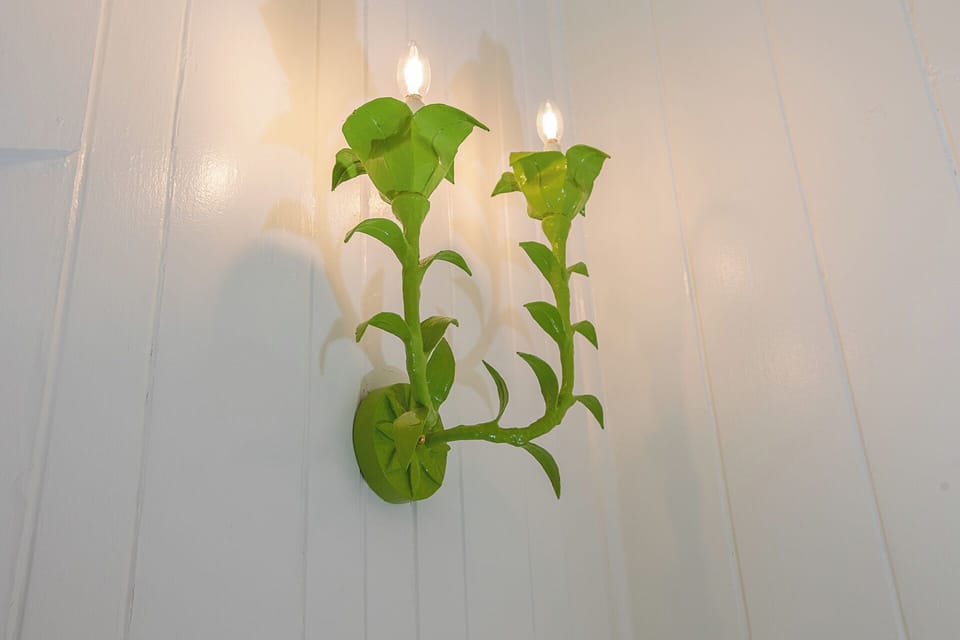 This light fixture from Stray Dog Design offers a touch of fun and class