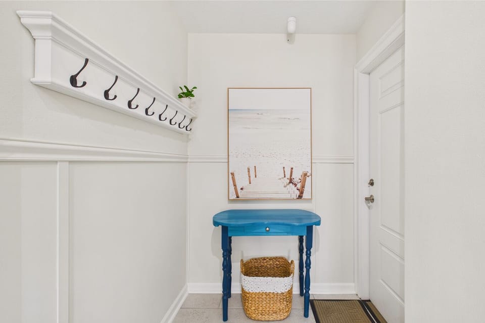 Entry hallway to garage