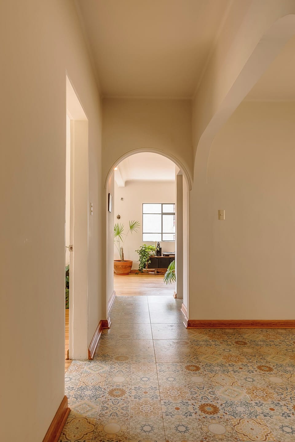 Hallway from bedroom to living area