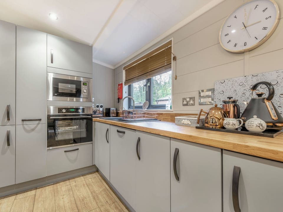 Kitchen area | The Powys Lodge, New Quay