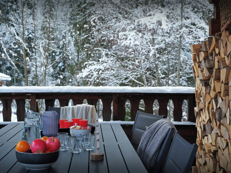 Winter terrace