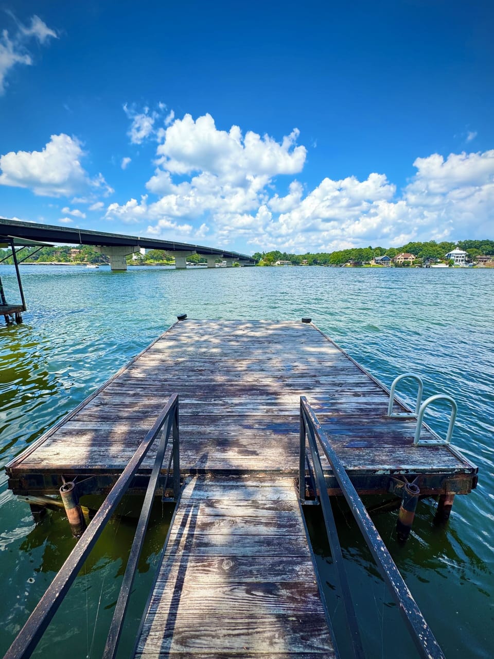 Swimming dock.