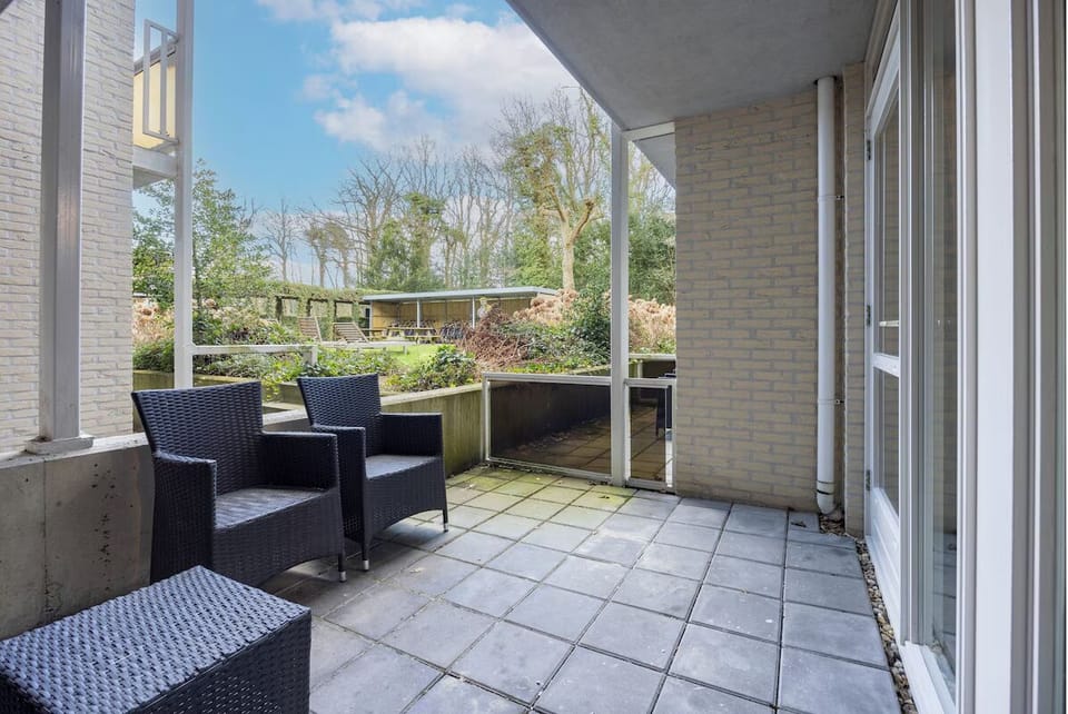 Terrace. Exact unit will be assigned upon arrival. Views, colors, and decor may vary.