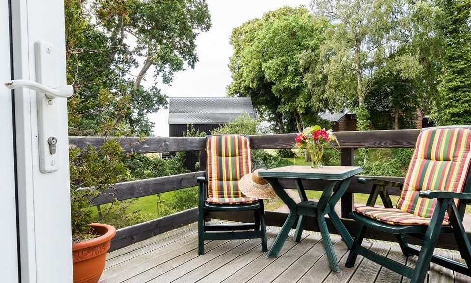 Terrace with Chairs and Table
