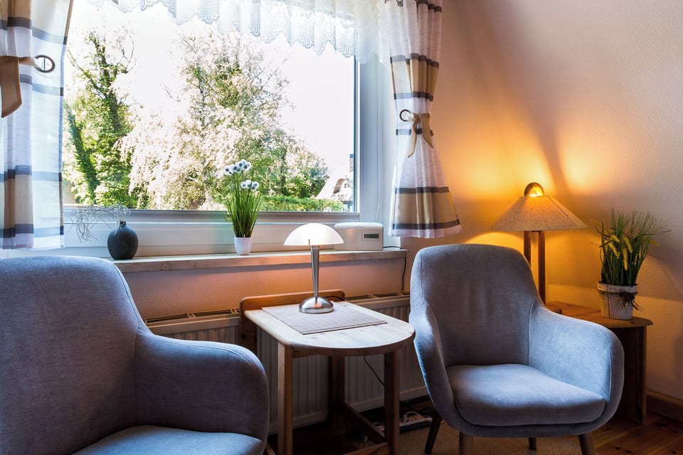 Bright Living Room with Two Armchairs