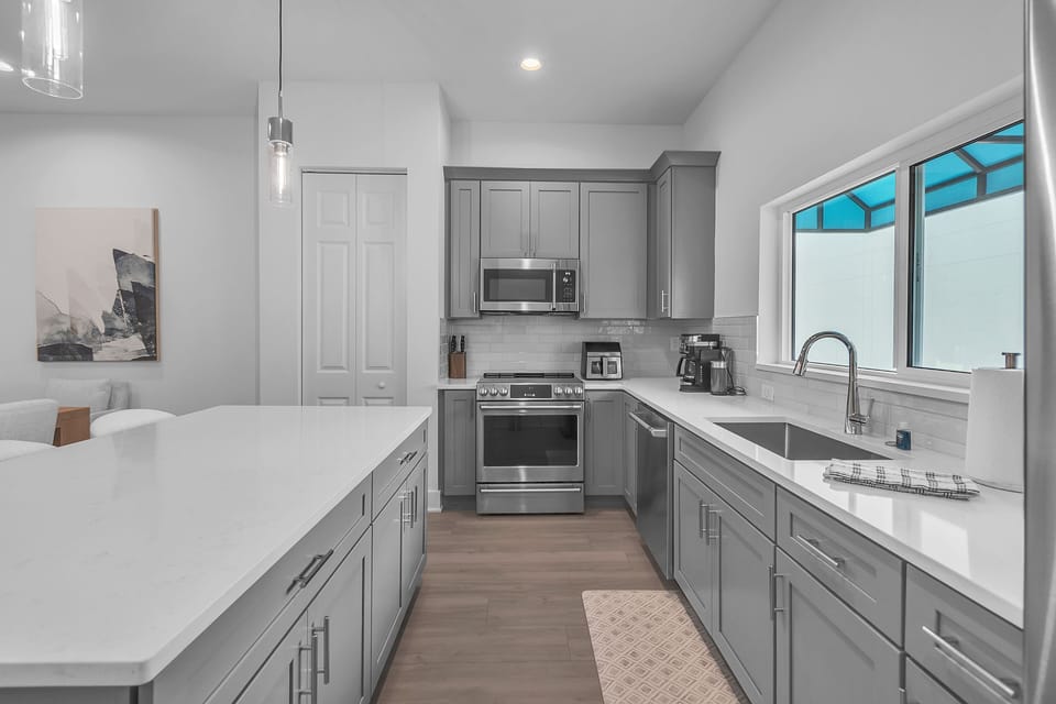 Kitchen with Stainless Steel Appliances