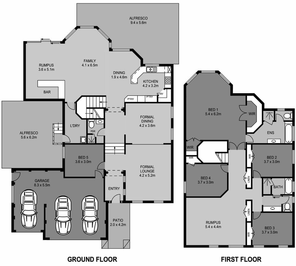Floor Plan  |  Garage no Guest Access