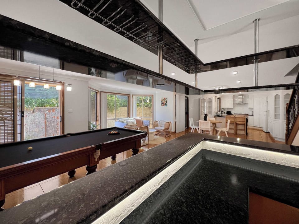 Bar and Pool Table