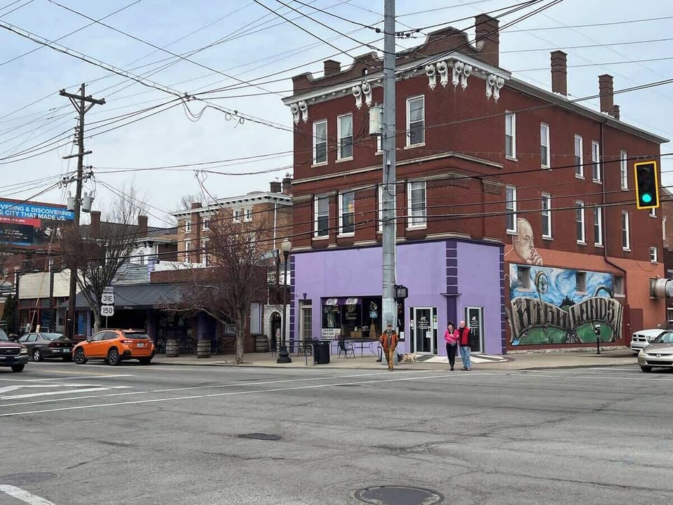 Wicks Pizza and Bar 
One block walk 
