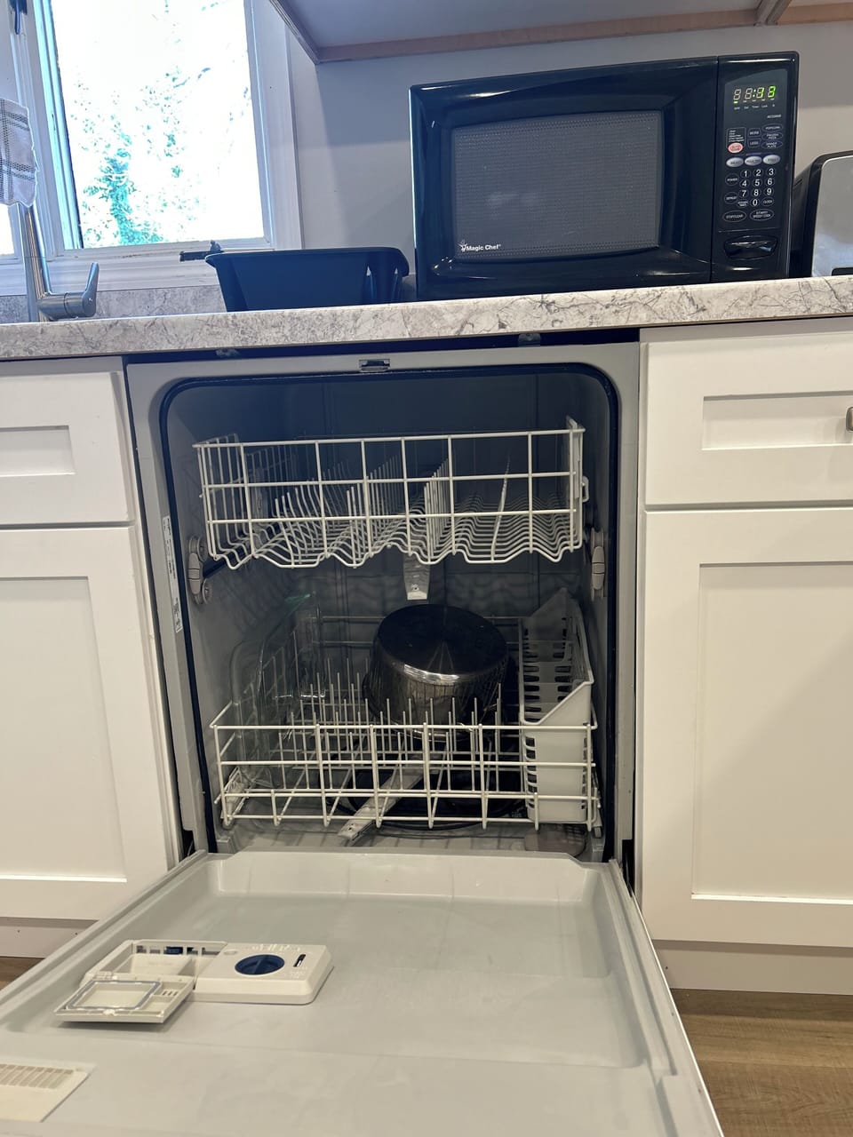 No washing dishes