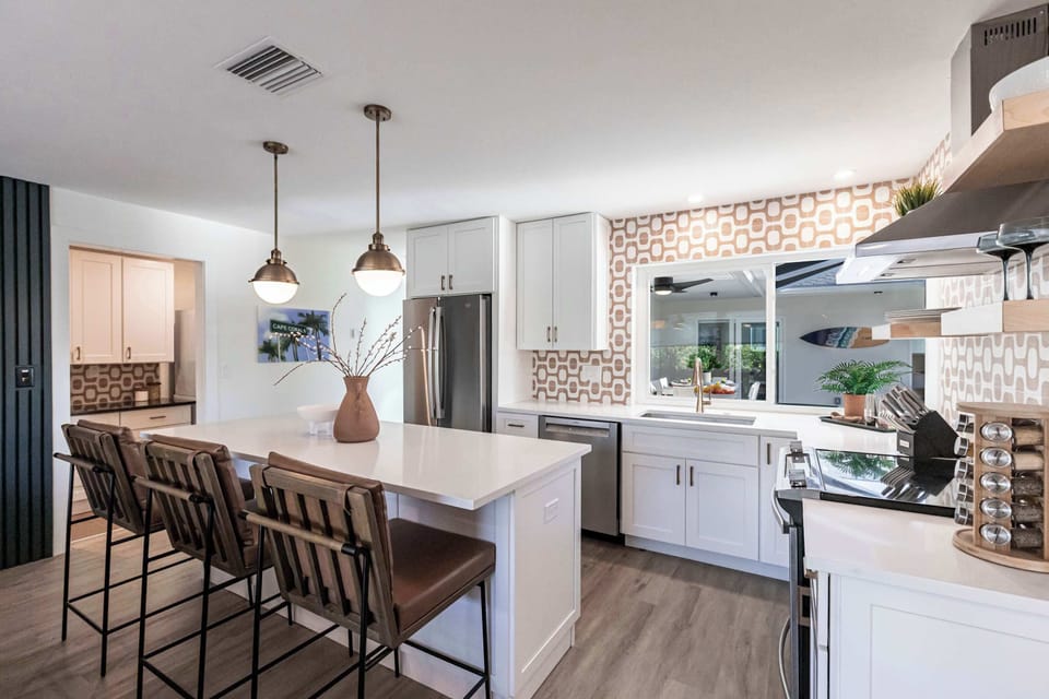 Whether you're whipping up a quick snack or preparing a full-course meal, this fully stocked kitchen has everything you need to cook with ease and enjoy the process.




 
