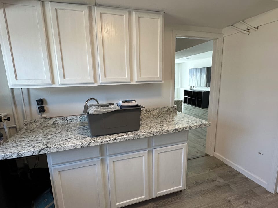 Kitchenette on Lower Level getting a Facelift