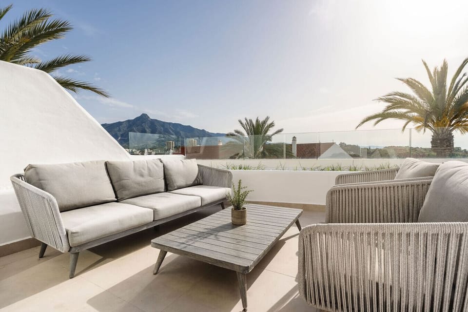 Lounge area on the terrace