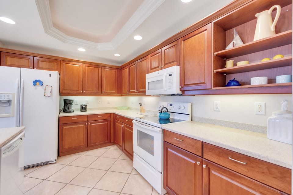 Fully equipped kitchen at your vacation condo