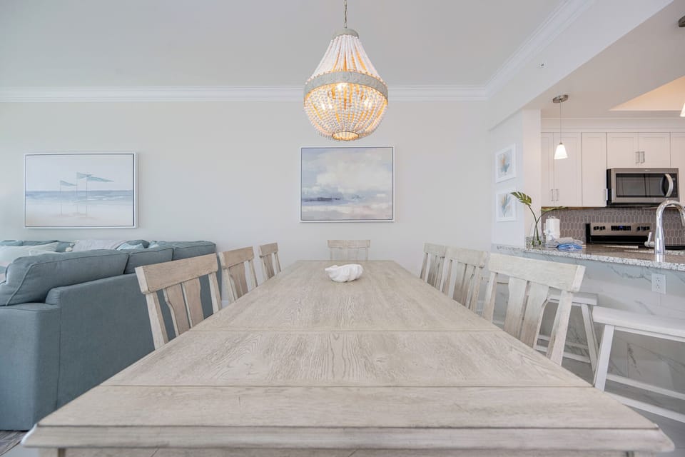 Gather around the elegant dining table for family meals or a fun game night, creating memorable moments