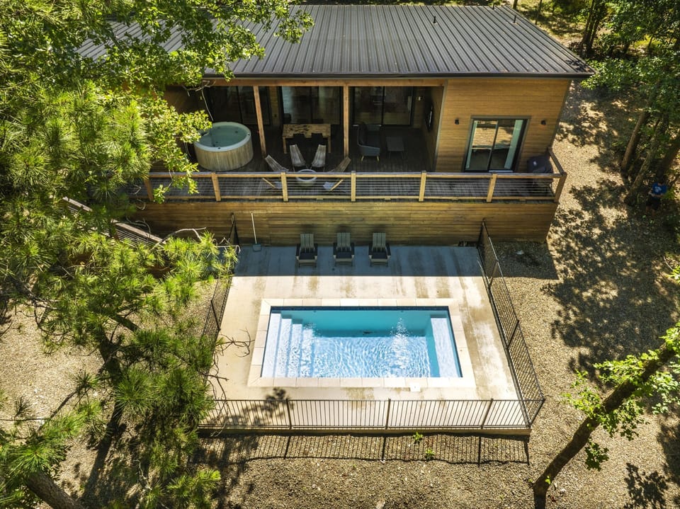 Heated Pools at all of the Quad Cabins!