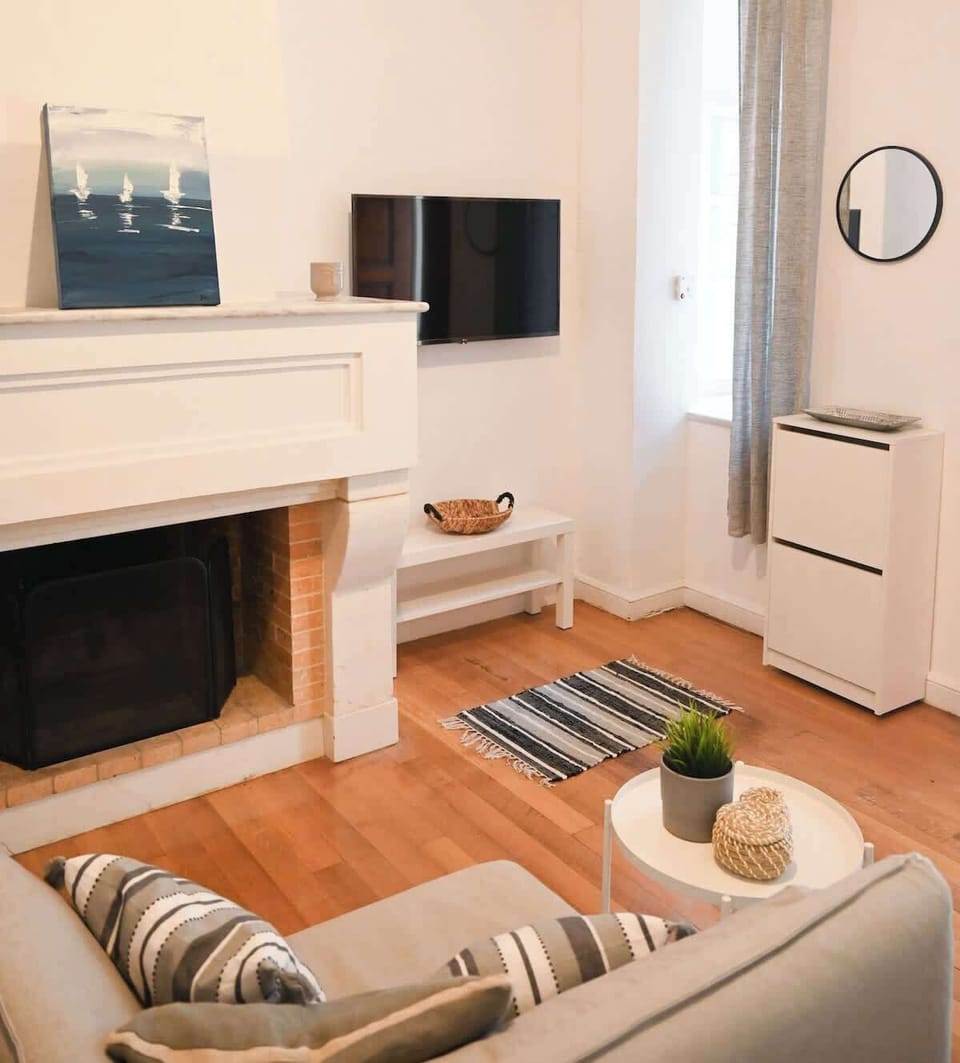 Working fireplace