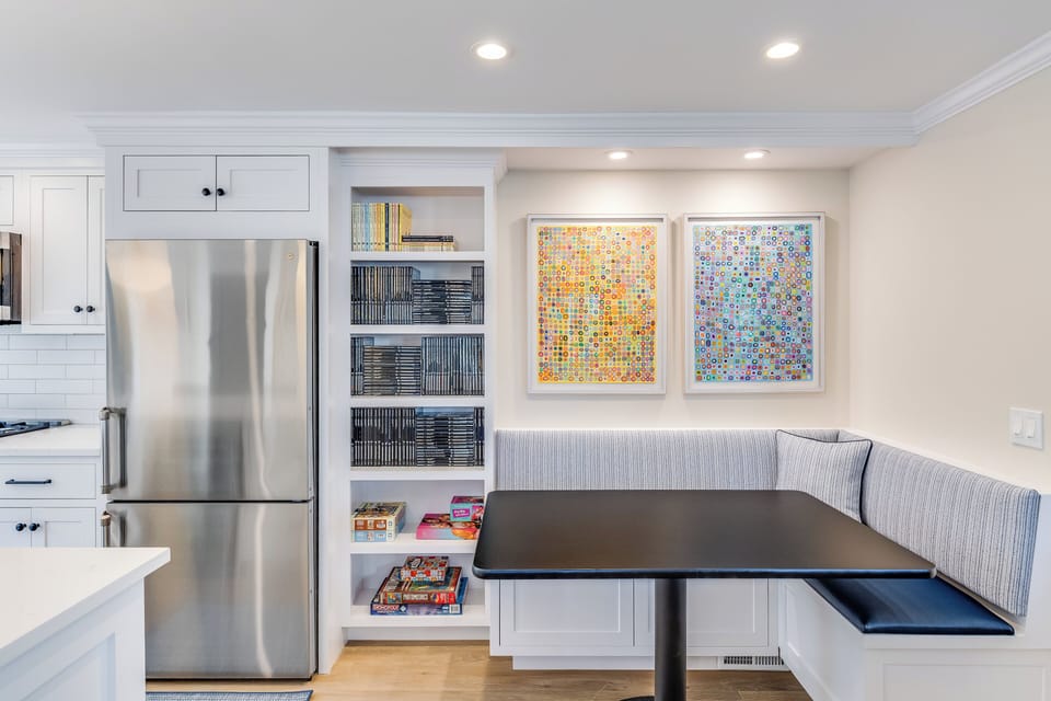Breakfast nook.